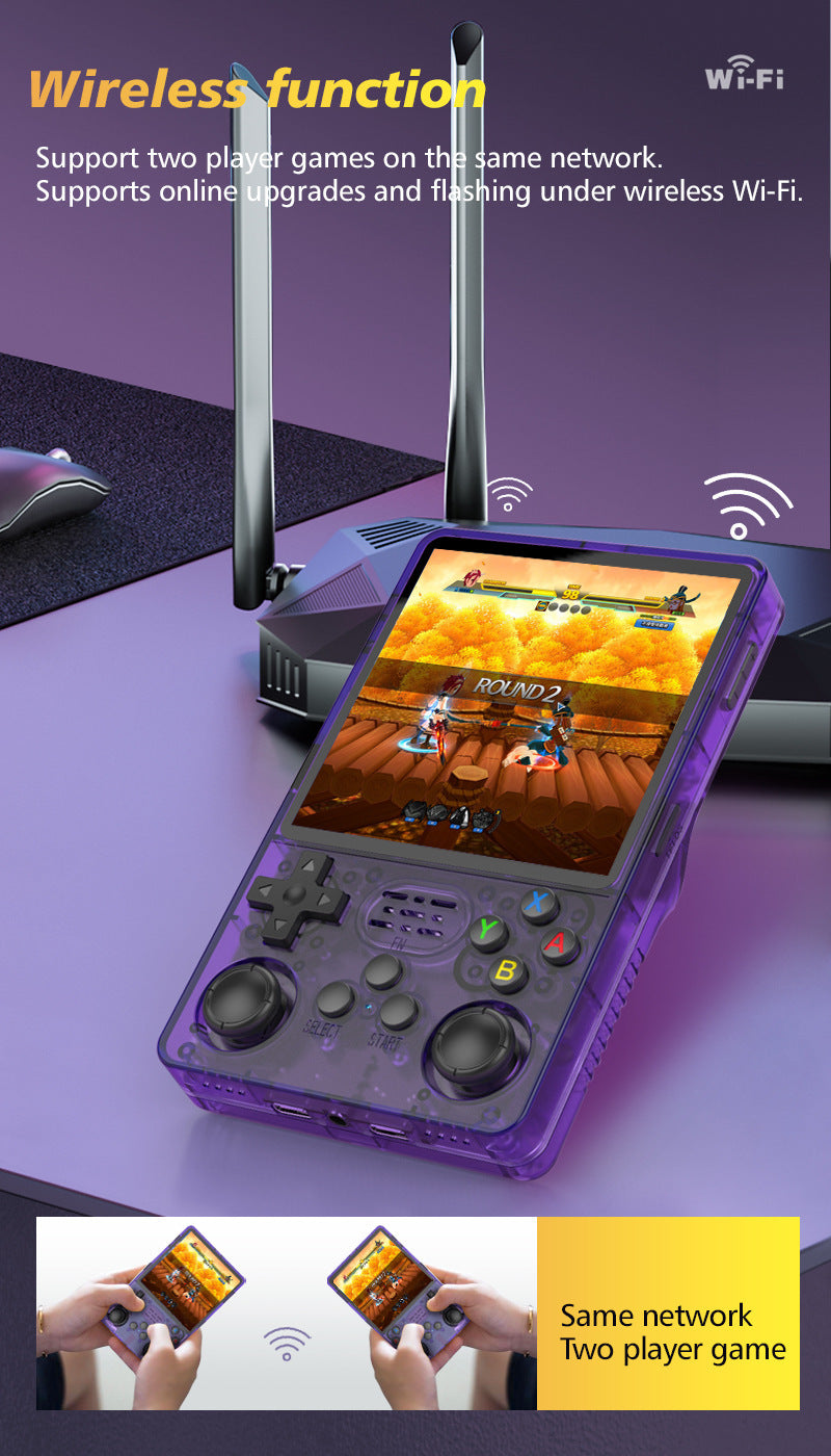 Game Console R36Plus Retro Handheld Gaming Console - Wireless Function