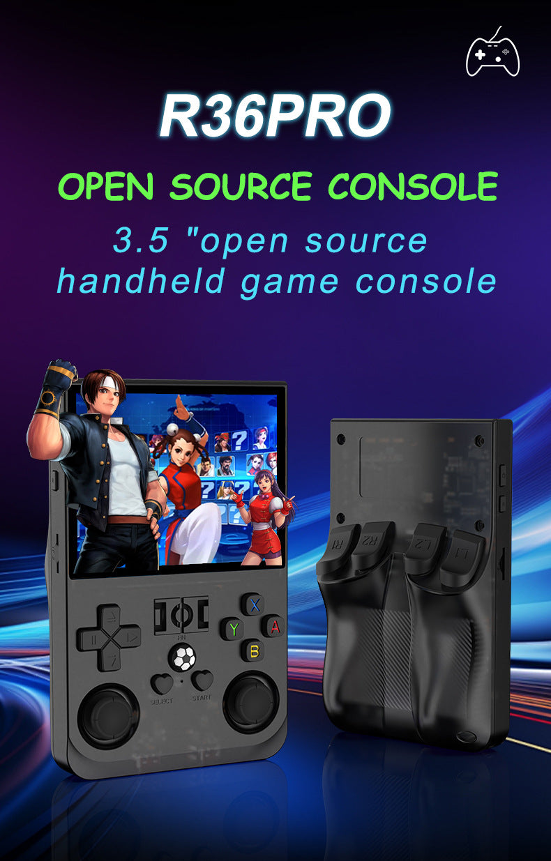 Game Console R36Pro Retro Handheld Gaming Console - Open Source Gaming Console