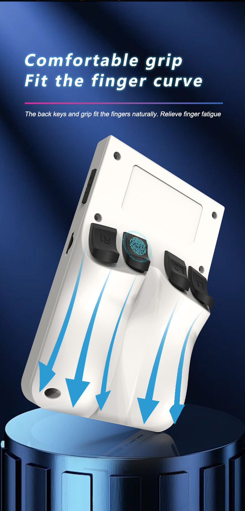 Game Console R36Pro Retro Handheld Gaming Console - Comfortable Grip