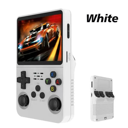 Game Console R36S Retro Handheld Gaming Console - White