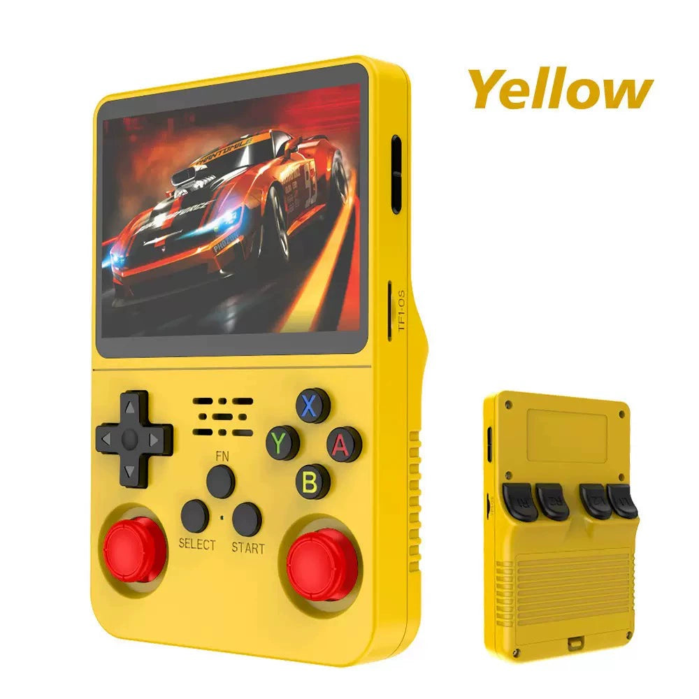 Game Console R36S Retro Handheld Gaming Console - Yellow