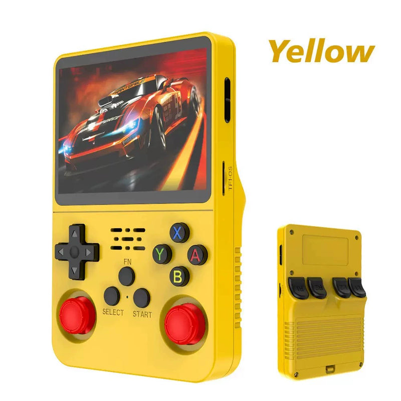 Game Console R36S Retro Handheld Gaming Console - Yellow