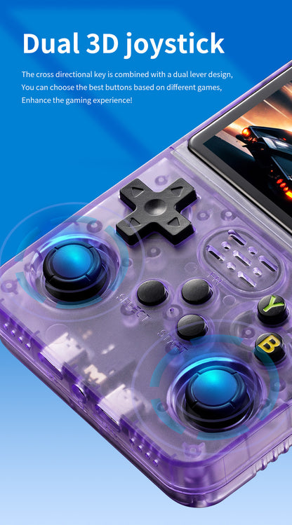 Game Console R36S Retro Handheld Gaming Console - Dual 3D Joystick