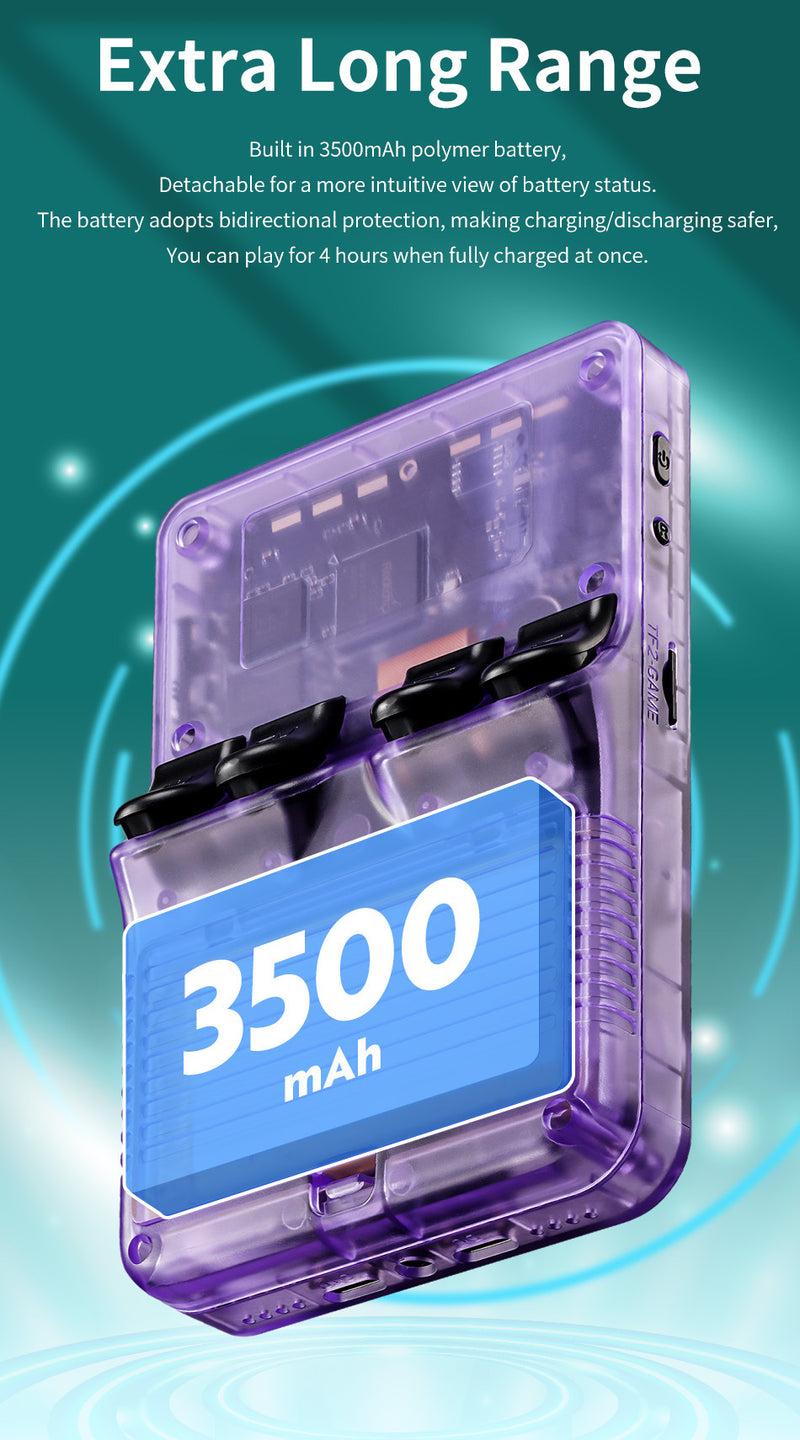 Game Console R36S Retro Handheld Gaming Console - 3500mAh Battery Life