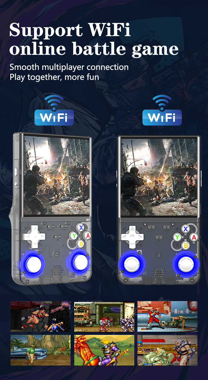 Game Console R36Ultra Retro Handheld Gaming Console - Support Wifi Connection