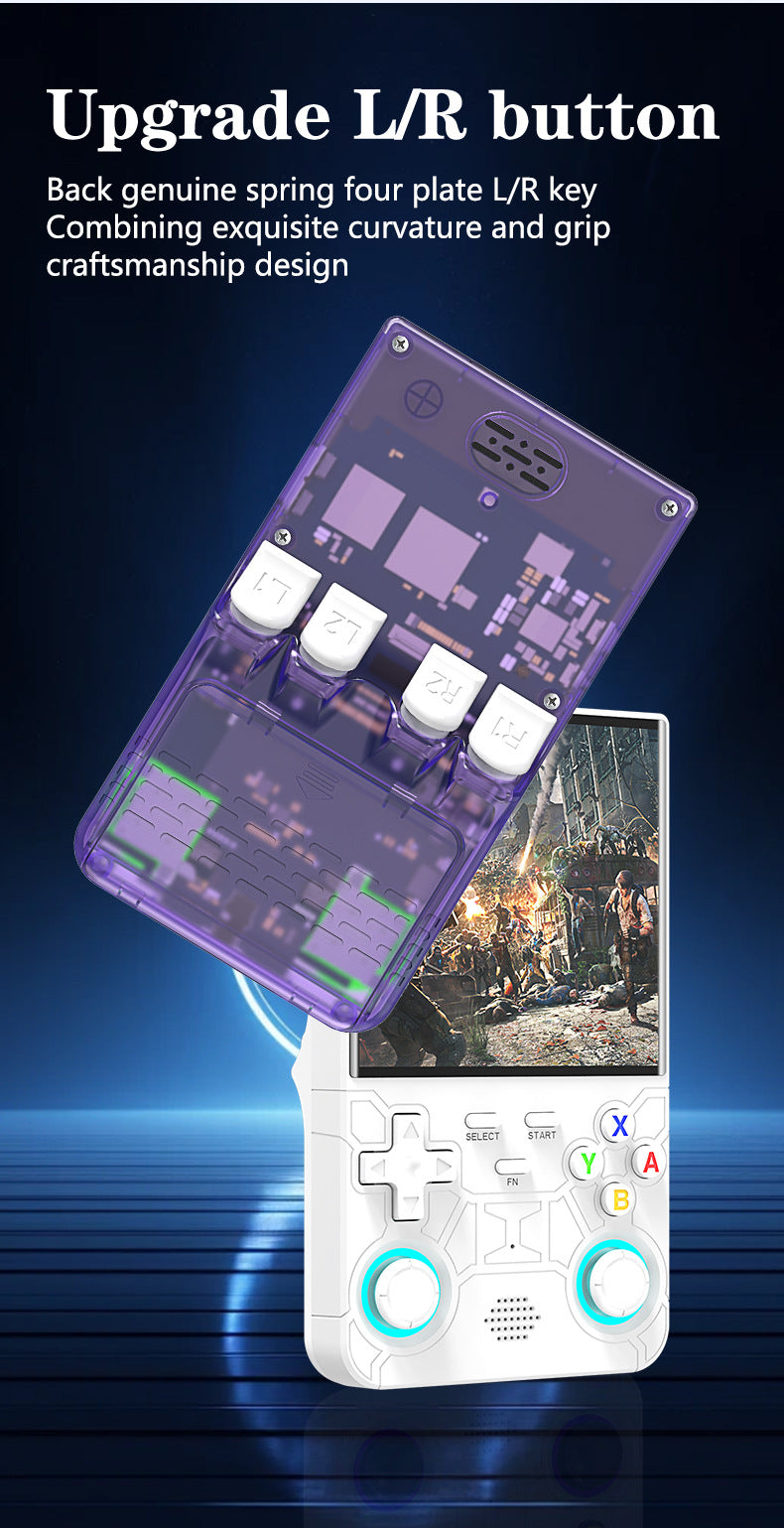 Game Console R36Ultra Retro Handheld Gaming Console - Upgrade L/R Buttons