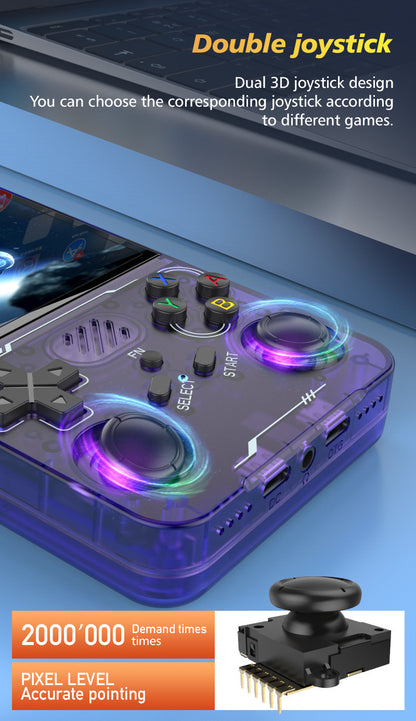 Game Console R36XX Retro Handheld Gaming Console - Double Joystick