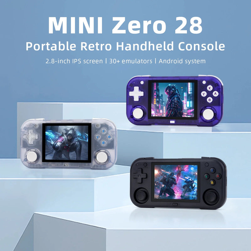 MagicX Mini Zero 28 Retro Handheld Android Game Console Description