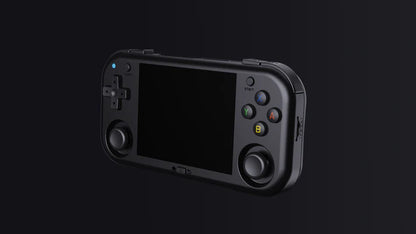 MagicX Mini Zero 28 Retro Handheld Android Game Console - Black Horizontal View Left