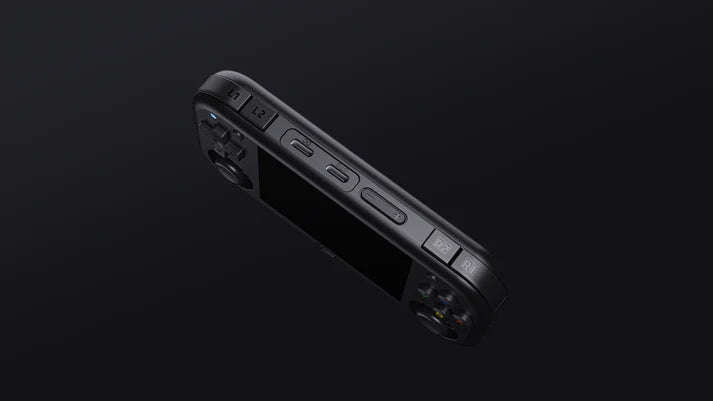 MagicX Mini Zero 28 Retro Handheld Android Game Console - Black Top  View