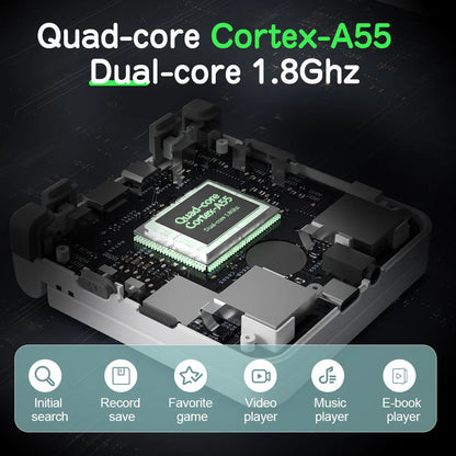 Miyoo Flip V2 Foldable Retro Handheld Game Console - Quad Core Cortex A55 Chip