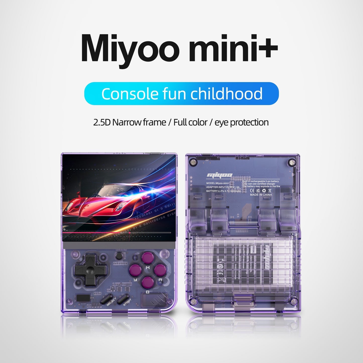 Miyoo Mini Plus Portable Retro Handheld Game Console - Fun Console