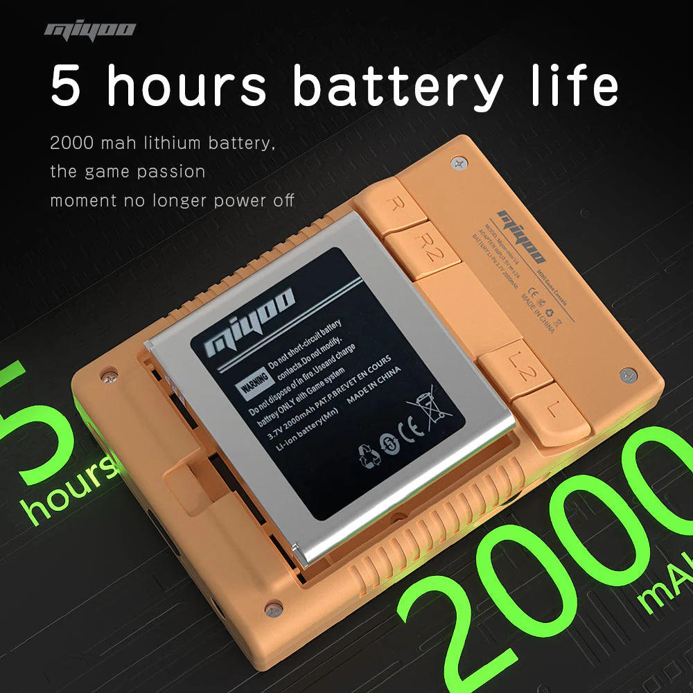 Miyoo Mini V4 Portable Retro Handheld Game Console -  5 Hours of Battery Life