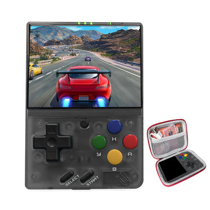 Miyoo Mini V4 Portable Retro Handheld Game Console - Transparent Black