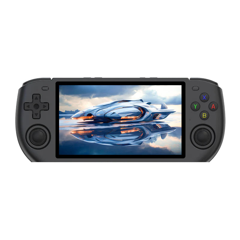 PowKiddy RGB10MAX3 Retro Handheld Game Console - Transparent Black