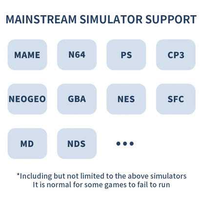 PowKiddy RGB10MAX3 Retro Handheld Game Console - Supported Simulators