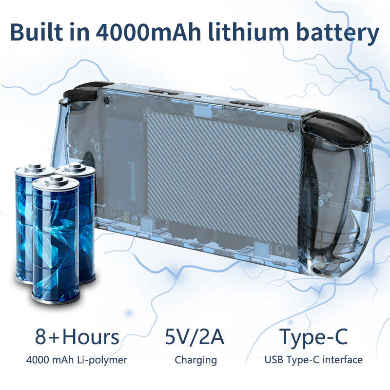 PowKiddy RGB10MAX3 Retro Handheld Game Console - Battery Life 4000mAh