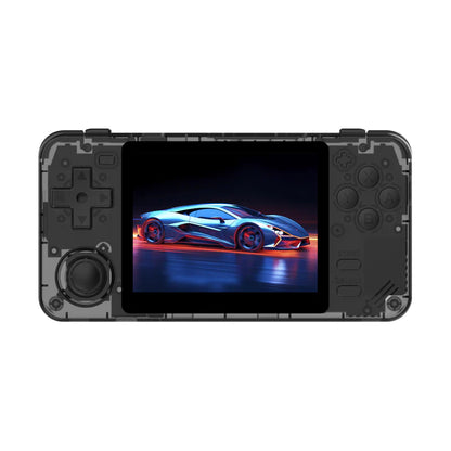 PowKiddy RGB10X Retro Handheld Game Console - Transparent Black