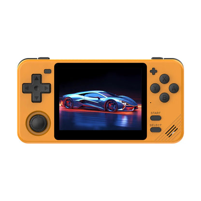 PowKiddy RGB10X Retro Handheld Game Console - Yellow