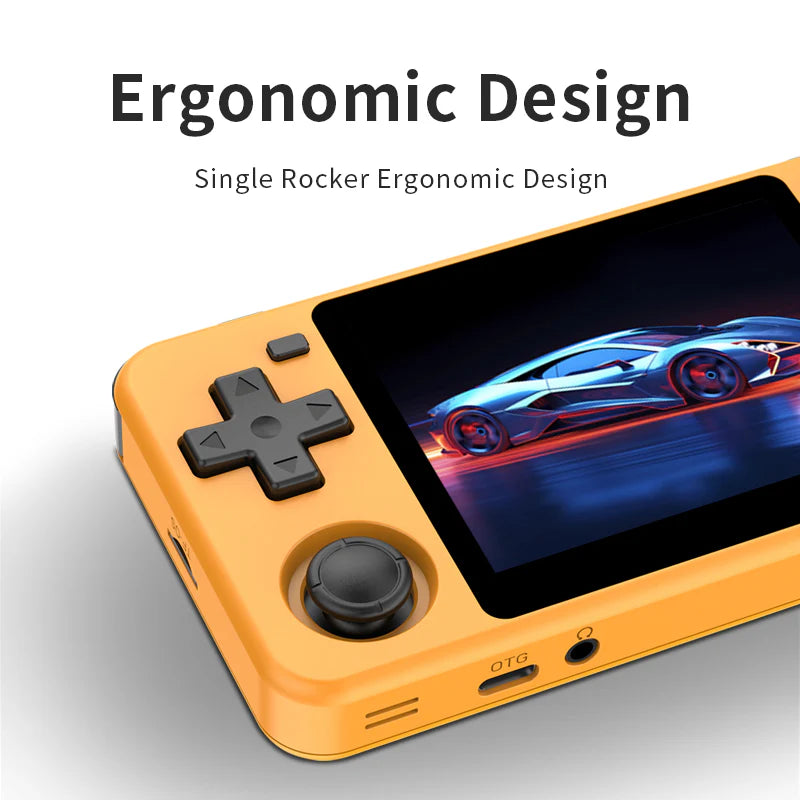 PowKiddy RGB10X Retro Handheld Game Console - Ergonomic Design