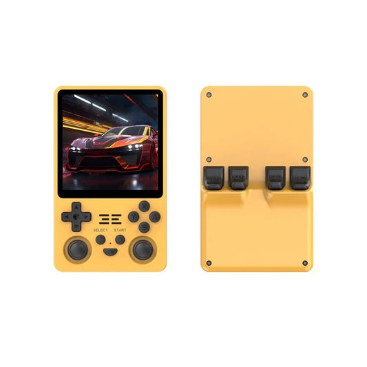 PowKiddy RGB20SX Vertical Retro Handheld Game Console - Yellow