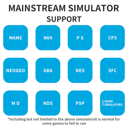 PowKiddy RGB20SX Vertical Retro Handheld Game Console - Supported Simulators
