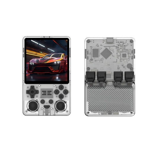 PowKiddy RGB20SX Vertical Retro Handheld Game Console - Transparent White