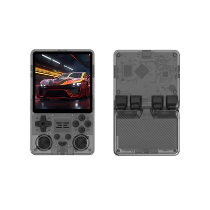 PowKiddy RGB20SX Vertical Retro Handheld Game Console - Transparent Black