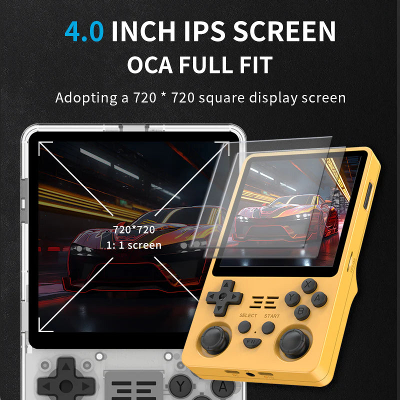 PowKiddy RGB20SX Vertical Retro Handheld Game Console - 4.0 Inch IPS Screen