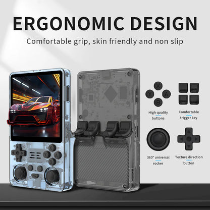 PowKiddy RGB20SX Vertical Retro Handheld Game Console - Ergonomic Design