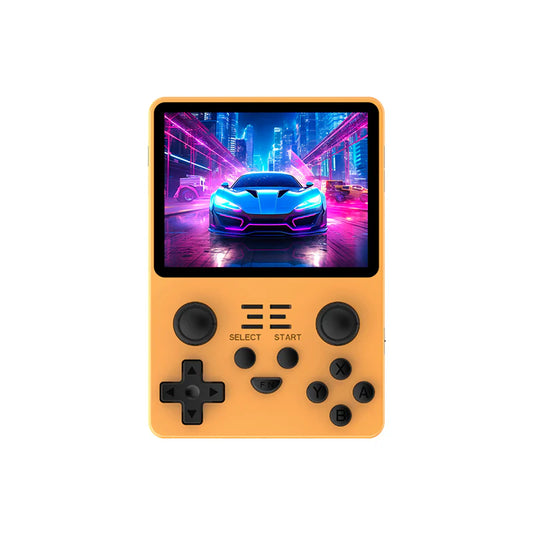 PowKiddy RGB20S Vertical Retro Handheld Game Console - Yellow