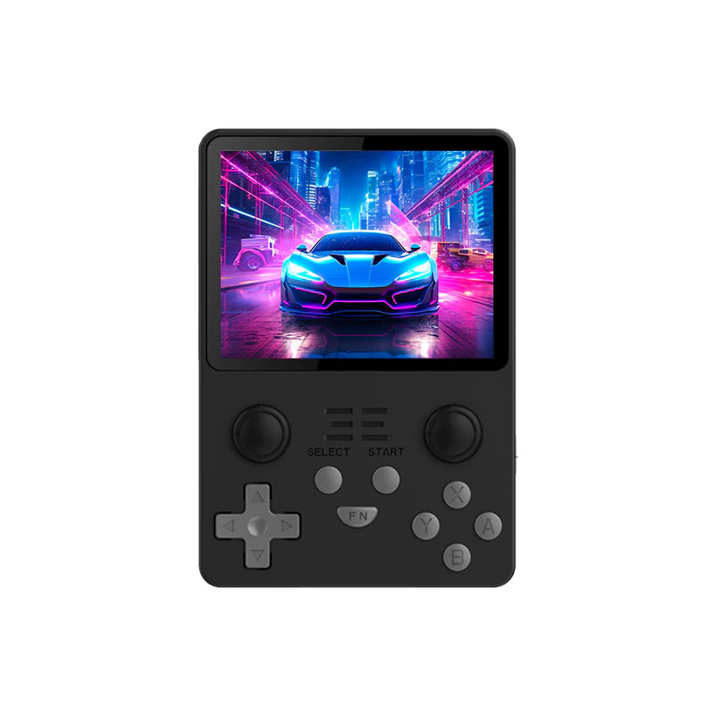 PowKiddy RGB20S Vertical Retro Handheld Game Console - Black