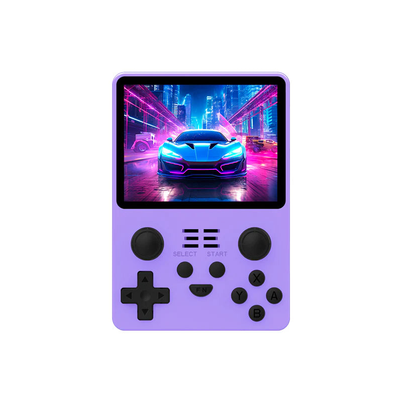 PowKiddy RGB20S Vertical Retro Handheld Game Console - Purple