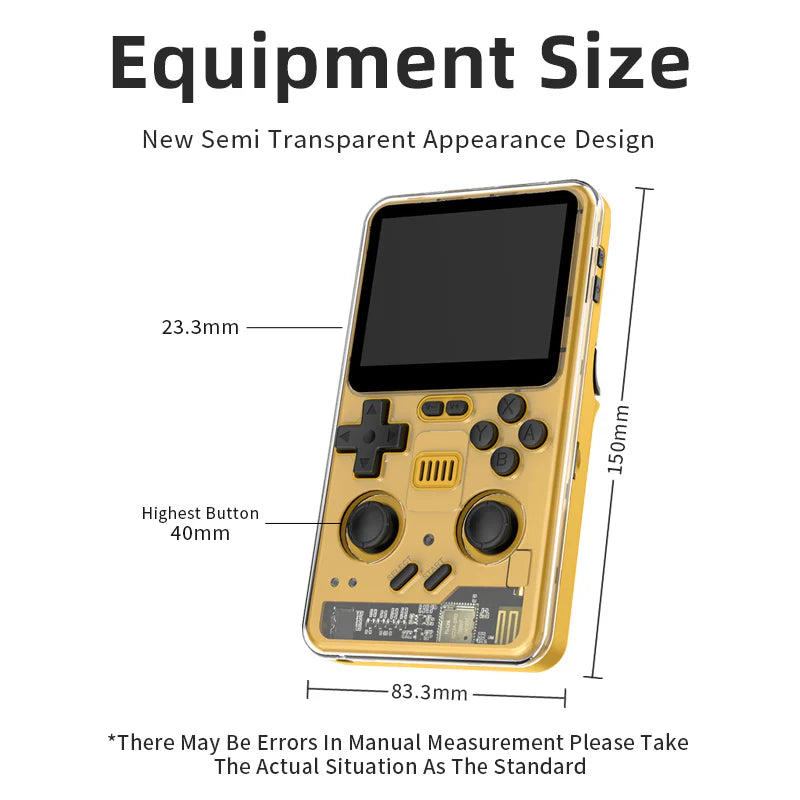 PowKiddy RGB20 Pro Arcade Retro Handheld Game Console - Retro Handheld Game Console Size