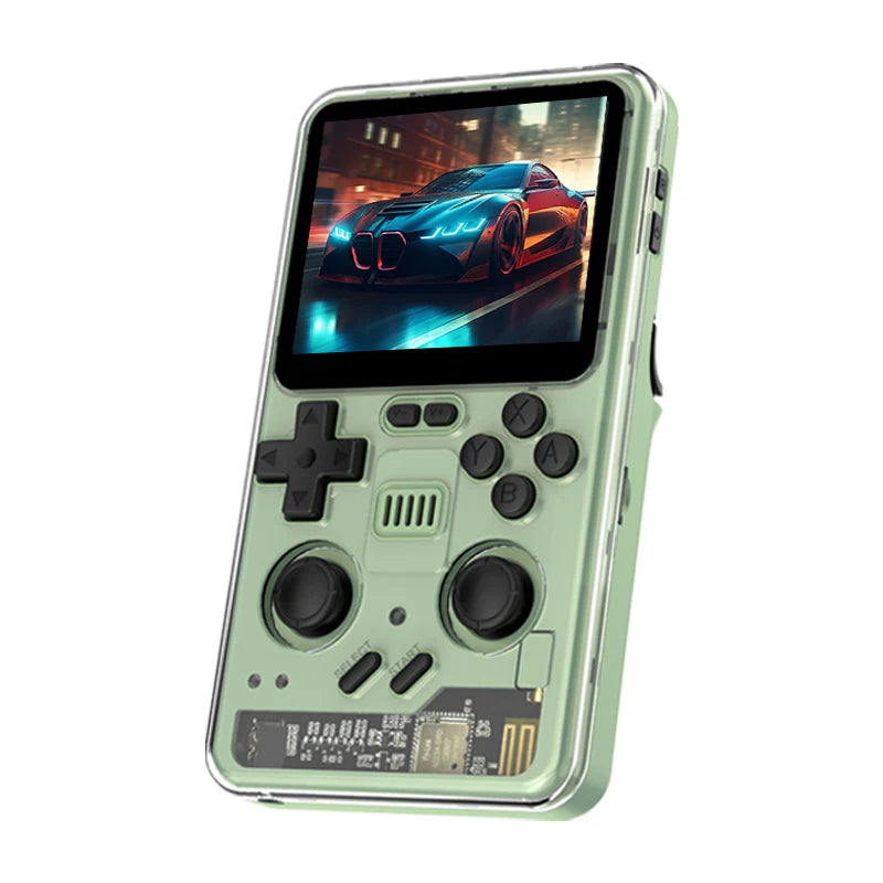 PowKiddy RGB20 Pro Arcade Retro Handheld Game Console - Green