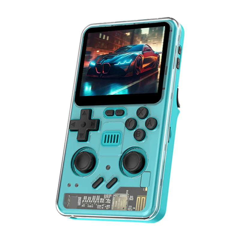 PowKiddy RGB20 Pro Arcade Retro Handheld Game Console - Sky Blue