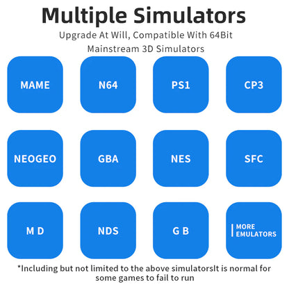 PowKiddy RGB20 Pro Arcade Retro Handheld Game Console - Supported Simulators
