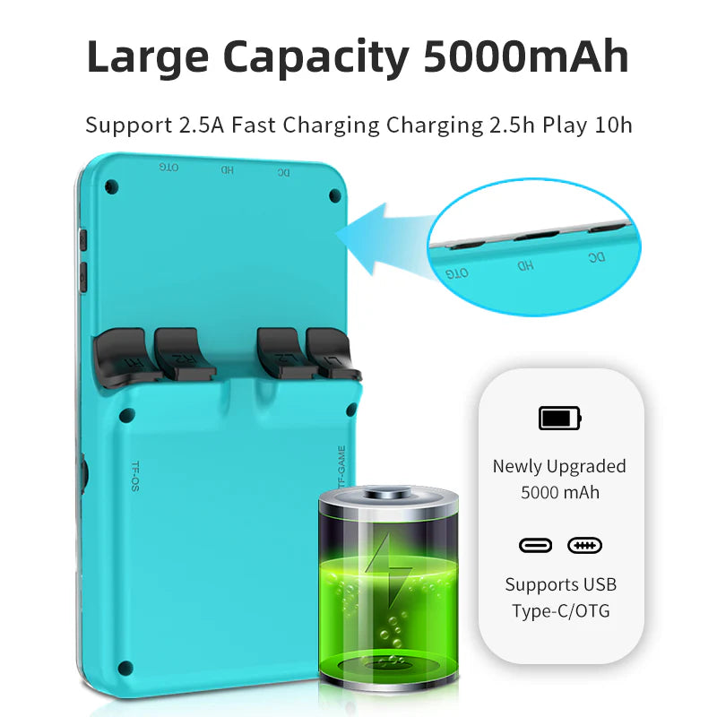 PowKiddy RGB20 Pro Arcade Retro Handheld Game Console - 5000mAh Battery Life