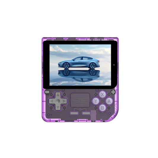 PowKiddy V10 Mini Portable Retro Handheld - Transparent Purple