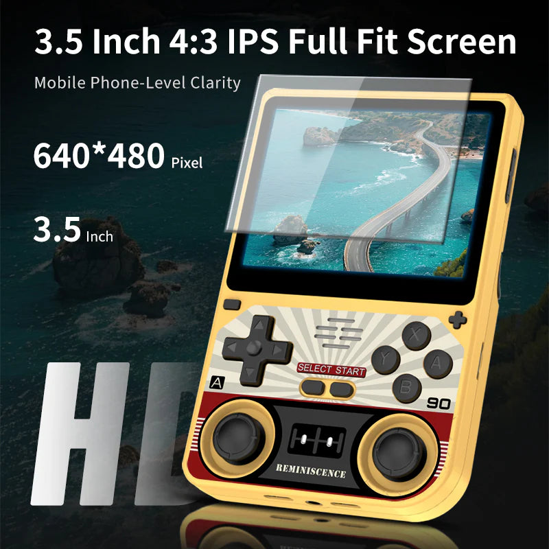 PowKiddy V20 3.5 Inch IPS Retro Handheld Game Console - 3.5 Inch IPS Screen