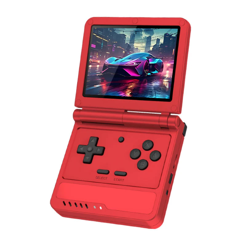 PowKiddy V90S 3.5 Inch IPS Foldable Retro Handheld - Red