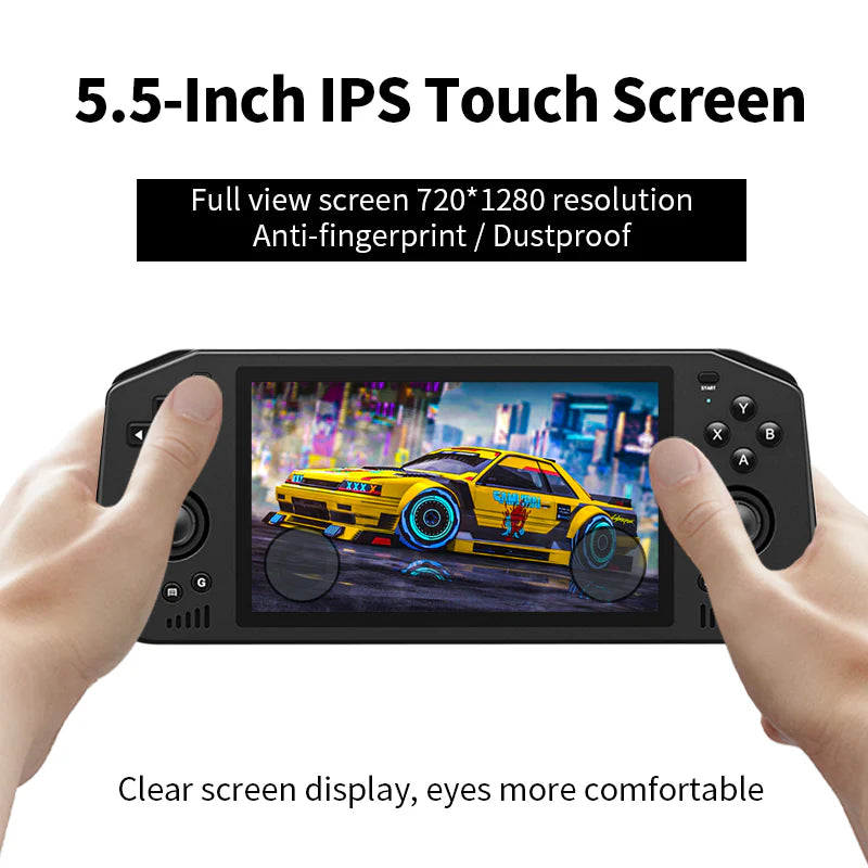 PowKiddy X28 Android 5.5" IPS Retro Handheld Game Console - 5.5" IPS Touchscreen