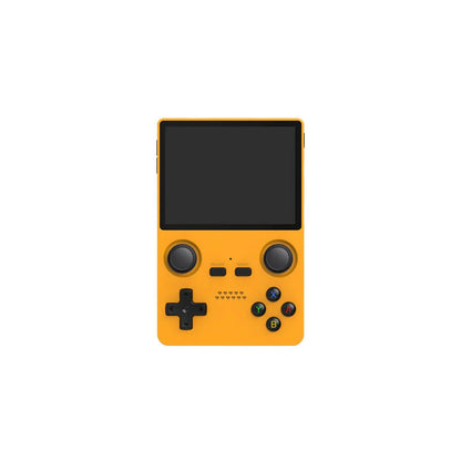 PowKiddy X35S Vertical Retro Handheld Game Console - Yellow