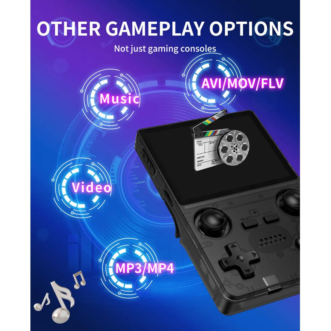 PowKiddy X35S Vertical Retro Handheld Game Console - Other Gameplay Options