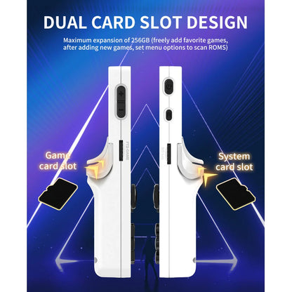PowKiddy X35S Vertical Retro Handheld Game Console - Dual Card Slot
