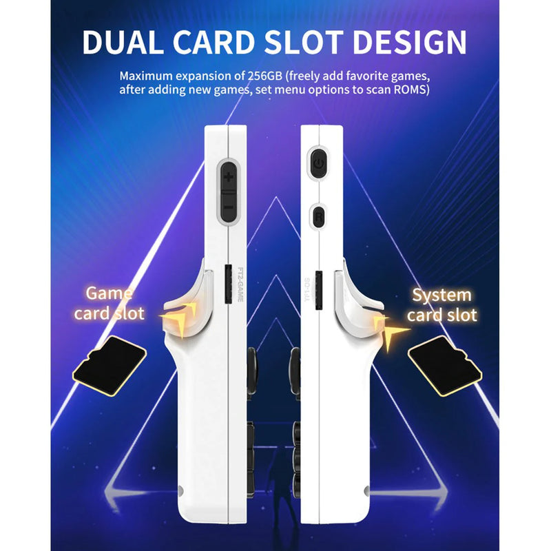 PowKiddy X35S Vertical Retro Handheld Game Console - Dual Card Slot