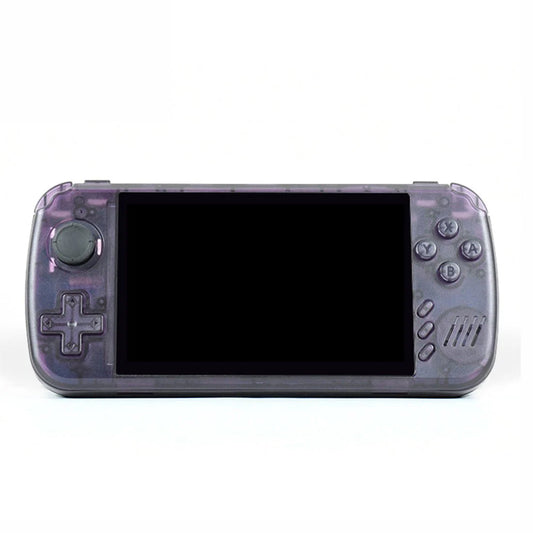 PowKiddy X39 Pro Horizontal 4.3 Inch IPS Retro Handheld Game Console - Transparent Purple