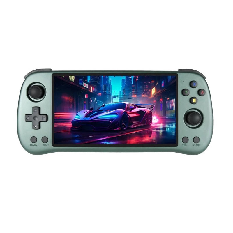 PowKiddy X55 Horizontal Retro Handheld Game Console - Green