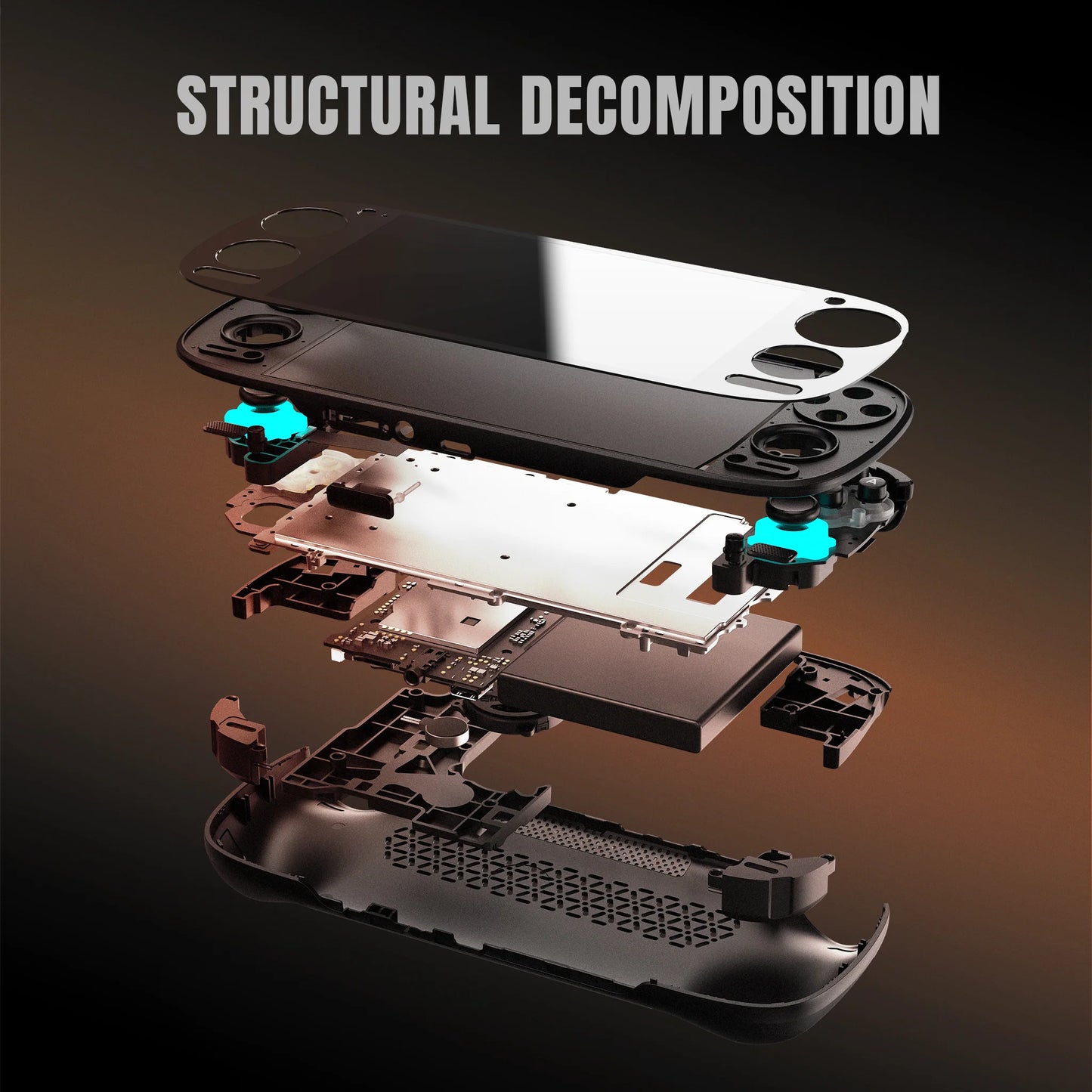 Retroid Pocket 5 Horizontal Android Retro Handheld - Structural Decomposition