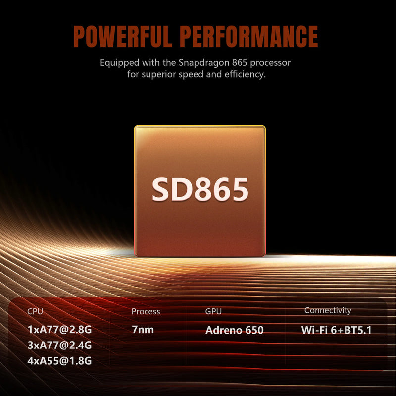 Retroid Pocket 5 Horizontal Android Retro Handheld - Snapdragon 865 Chip